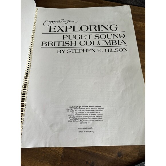 1996 Evergreen Pacific Exploring Puget Sound British Columbia By Stephen Hilson - Picture 5 of 5